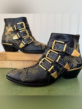 Chloe SUSANNAH Studded Ankle Boots *Italy*